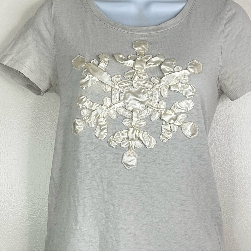 J.Crew Embroidered T-Shirt - Picture 2 of 5